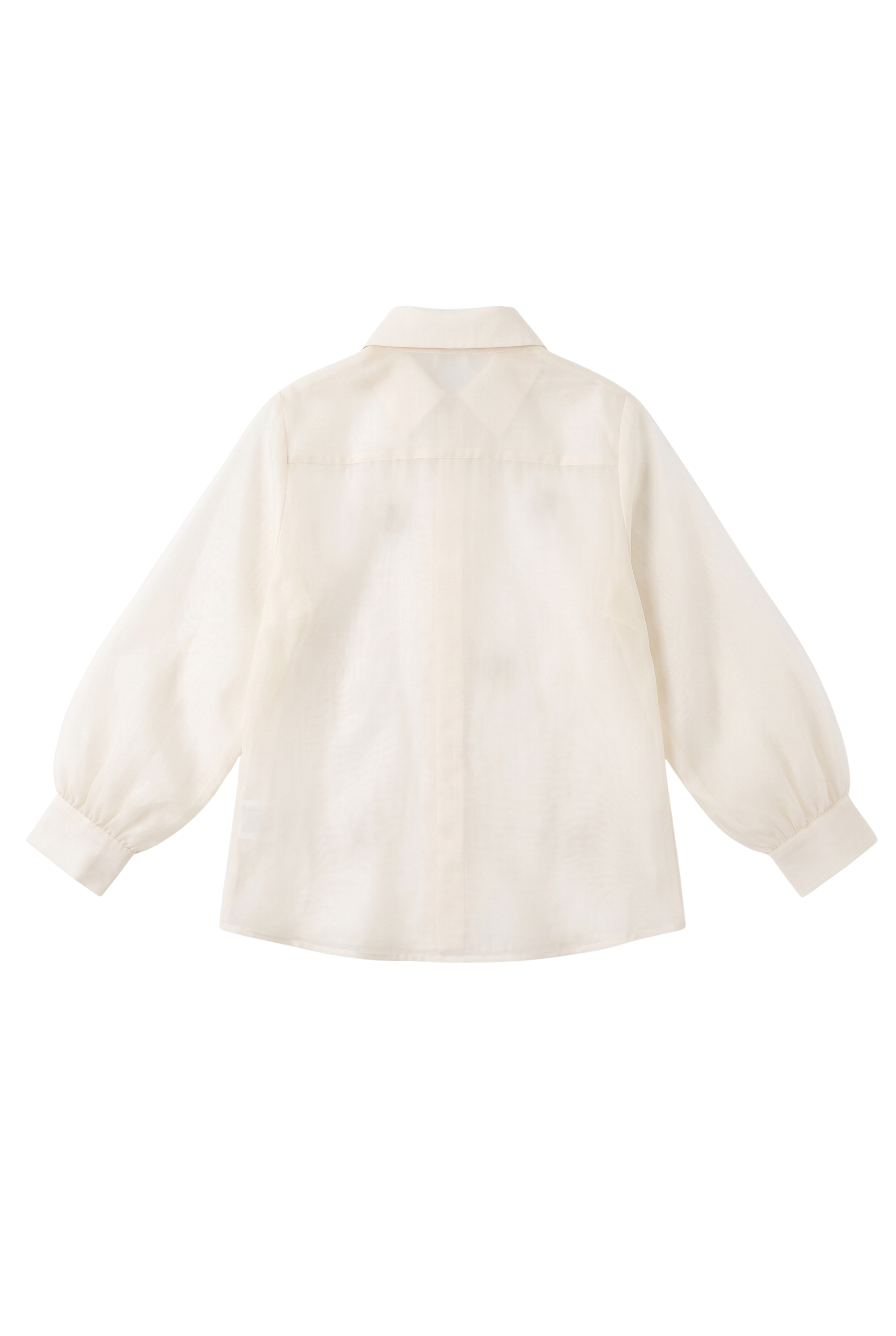 The Ivory Cherry Blossom Organza Shirt