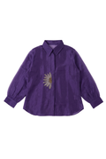 The Purple Sunflower Pure Organza Shirt