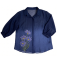 FLORAL HANDPAINT KATHA SHIRT