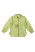 The Sprout Green Pure Organza Shirt