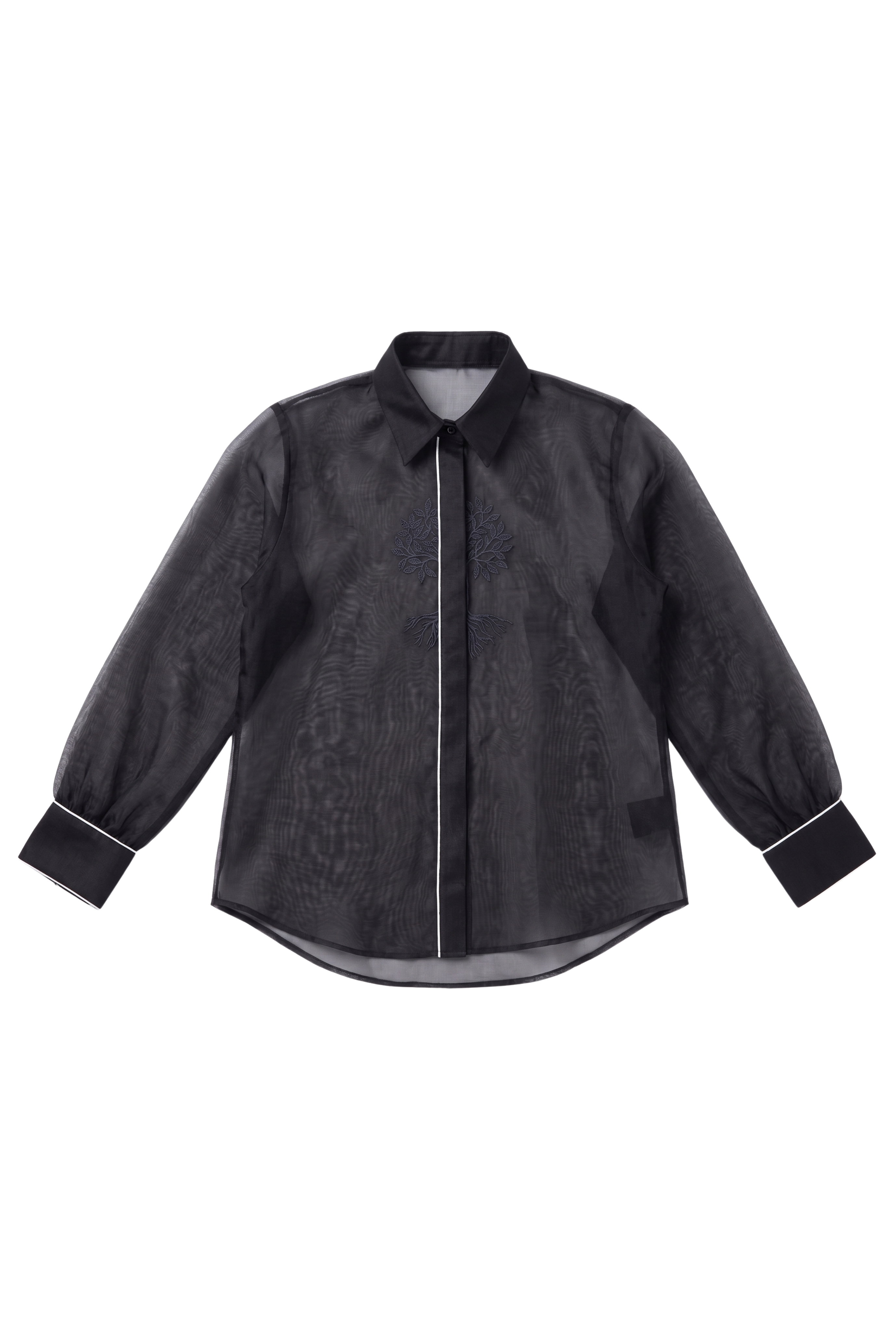 The Noir 'Tree of Life' Organza Shirt