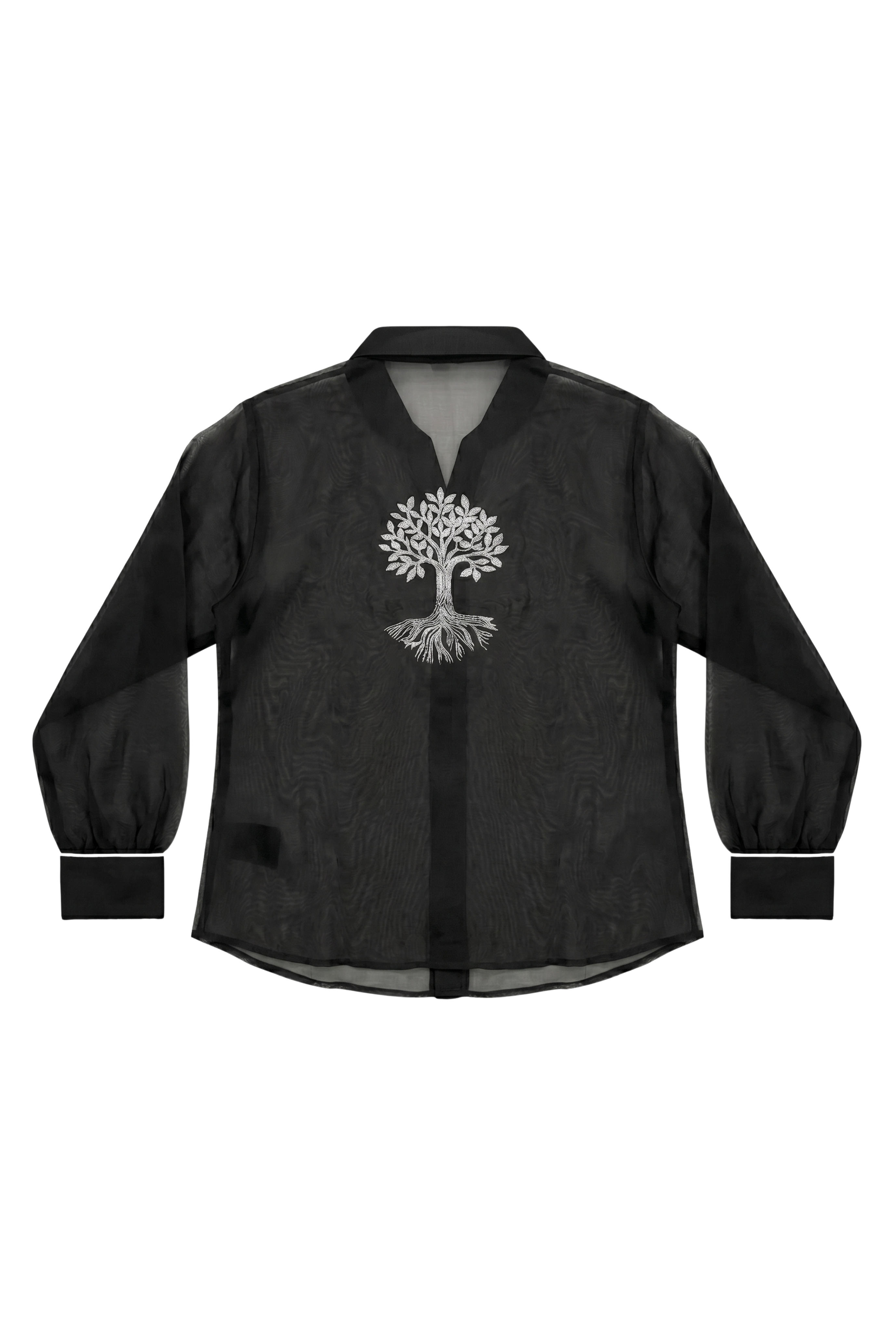 The Noir 'Tree of Life' Organza Shirt