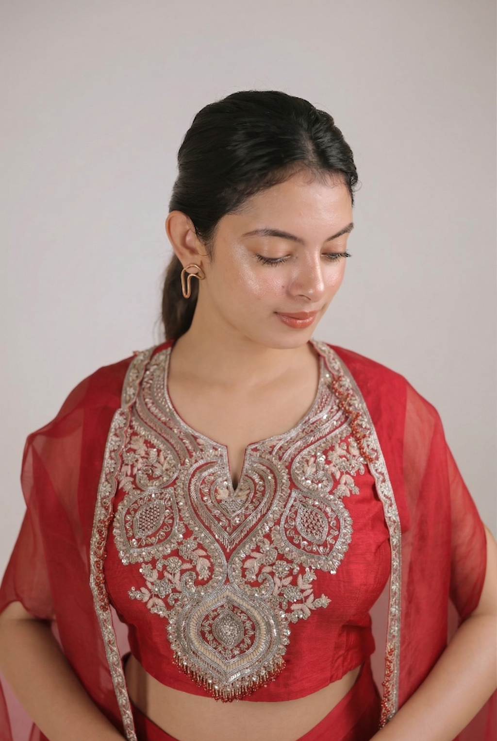 The Scarlet Rose Cape Set