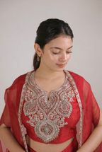 The Scarlet Rose Cape Set