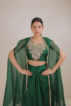 The Ivy Green Cape Set