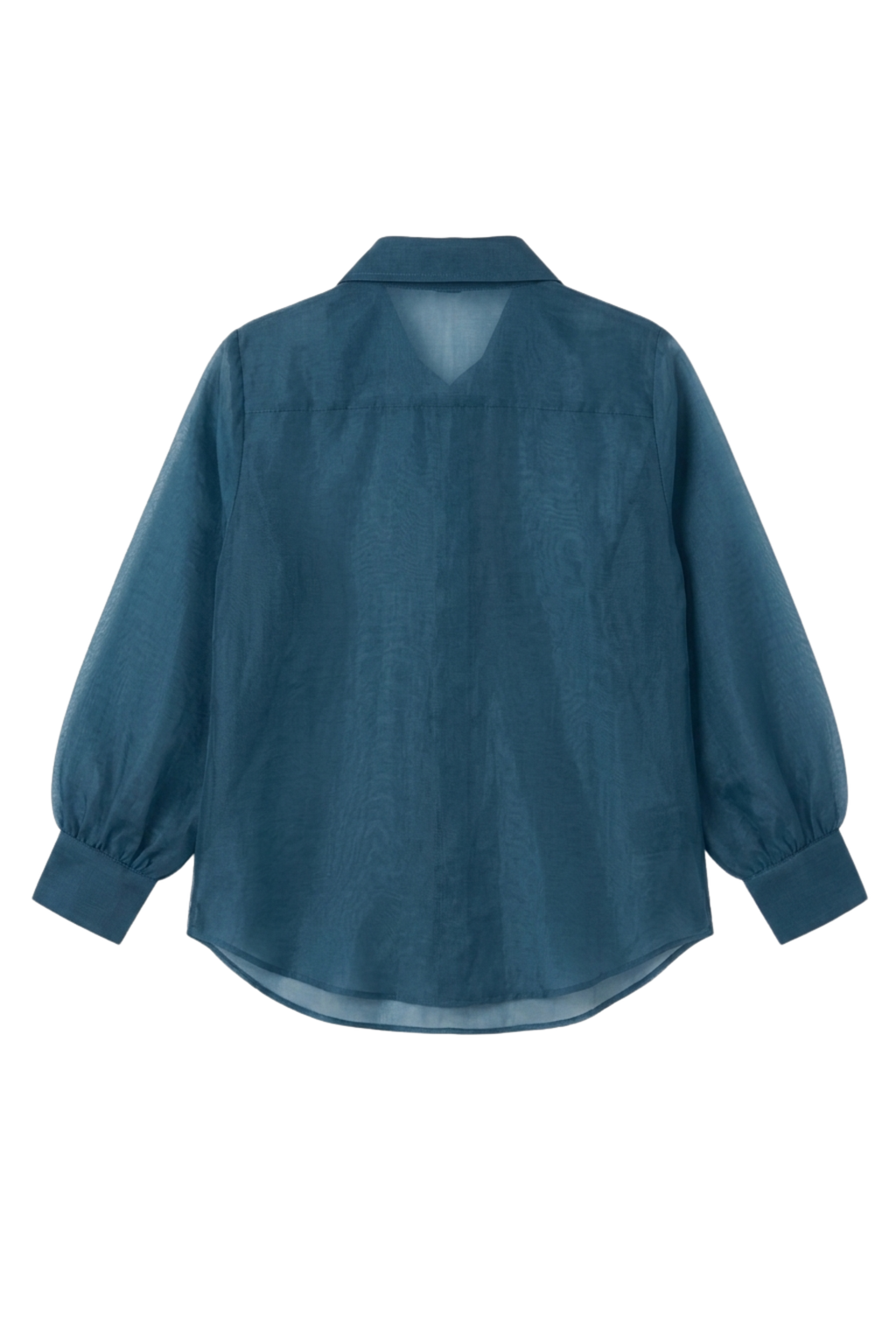 The Slate Marine Scallop Organza Shirt