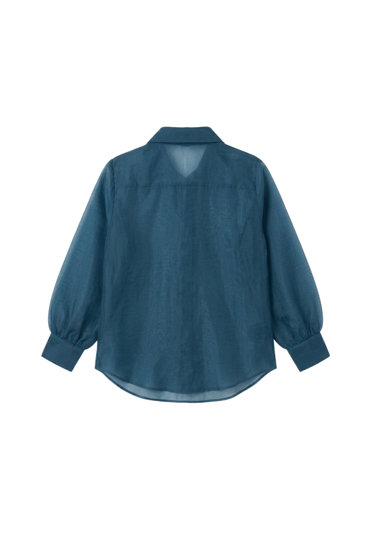 The Slate Marine Scallop Organza Shirt