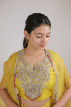 The Marigold Bloom Cape Set