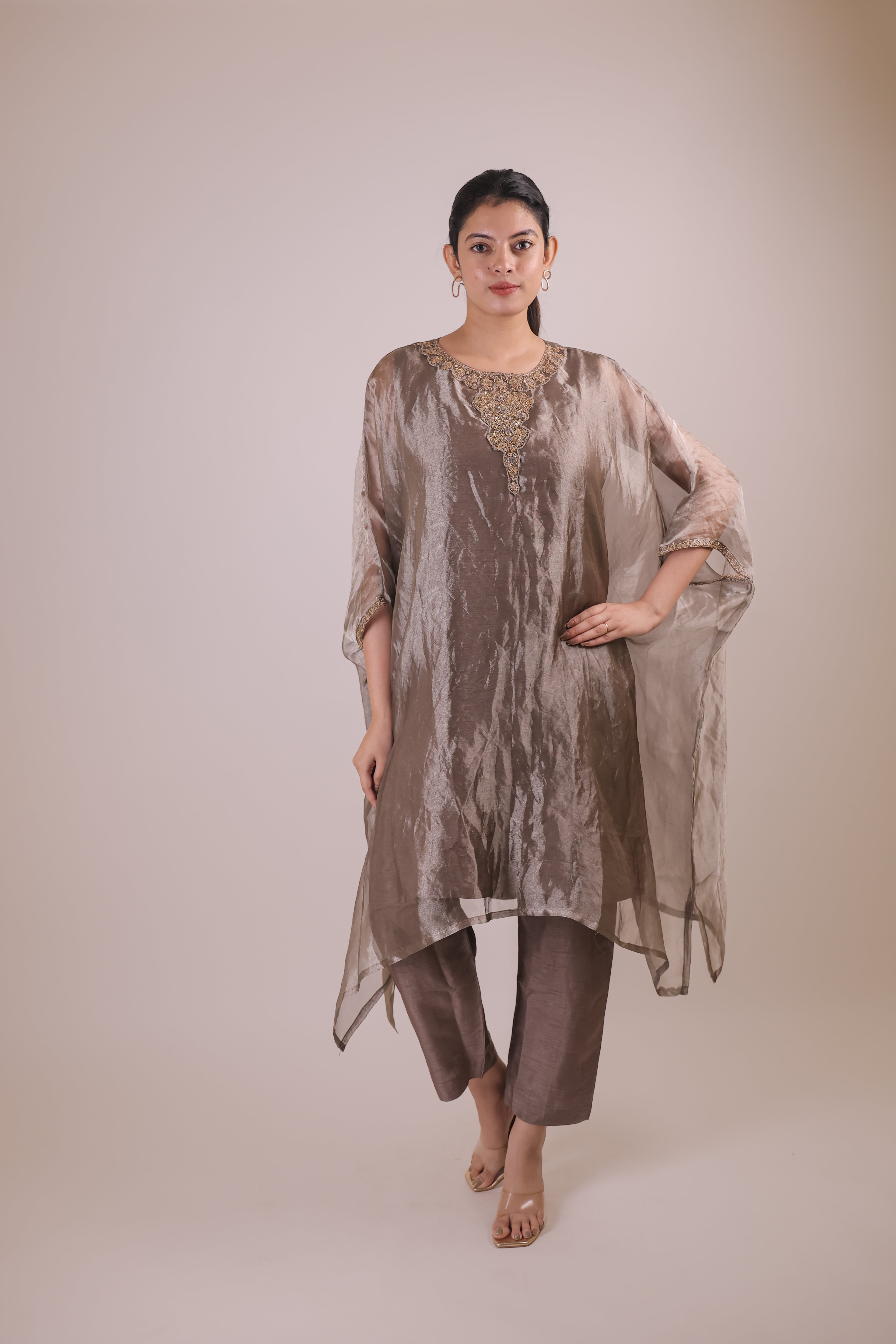 Tissue Kaftan Set