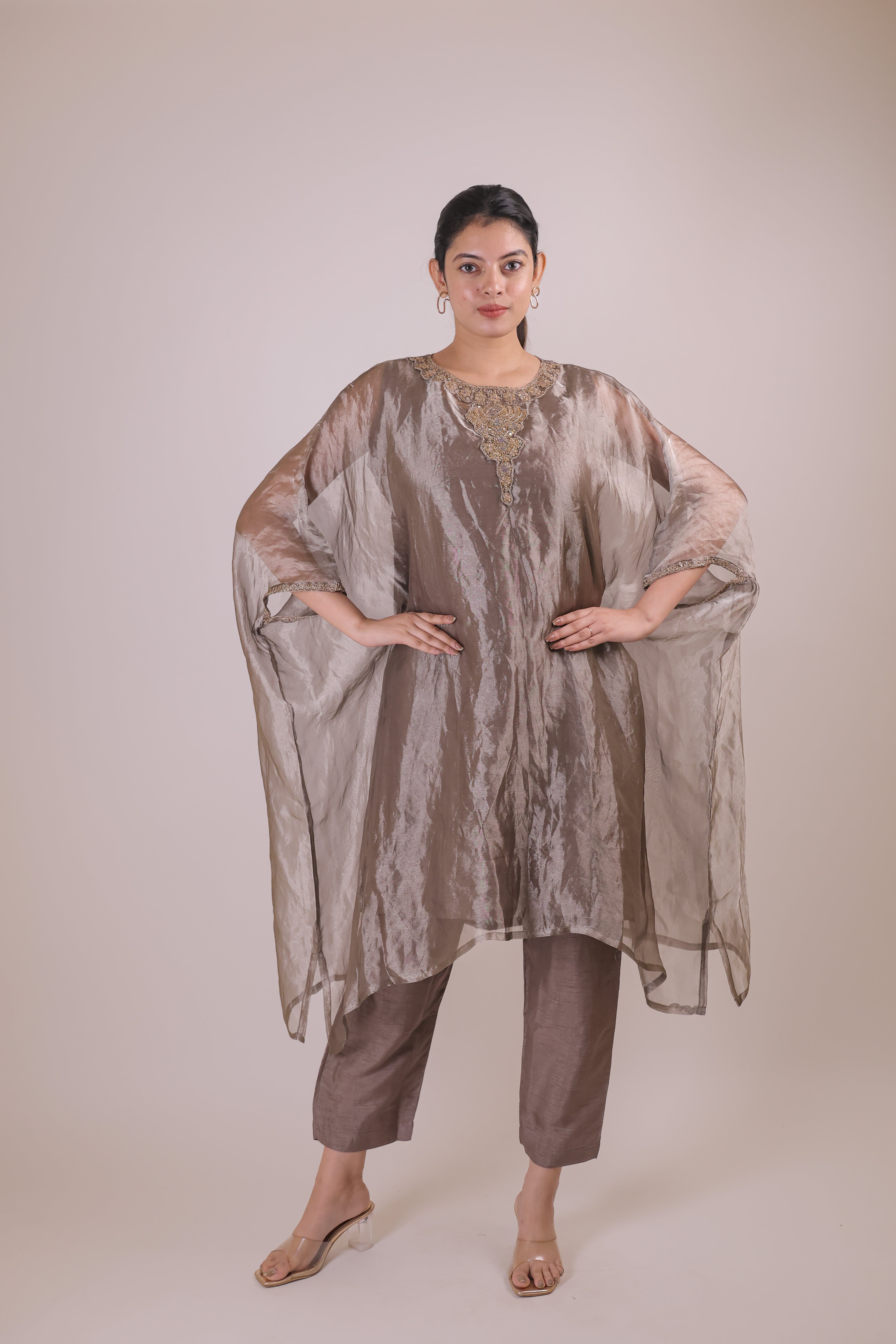 Tissue Kaftan Set