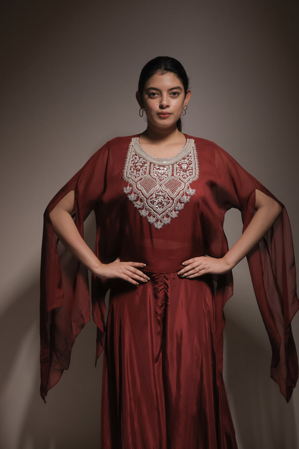 Kora Cape with Pallazo