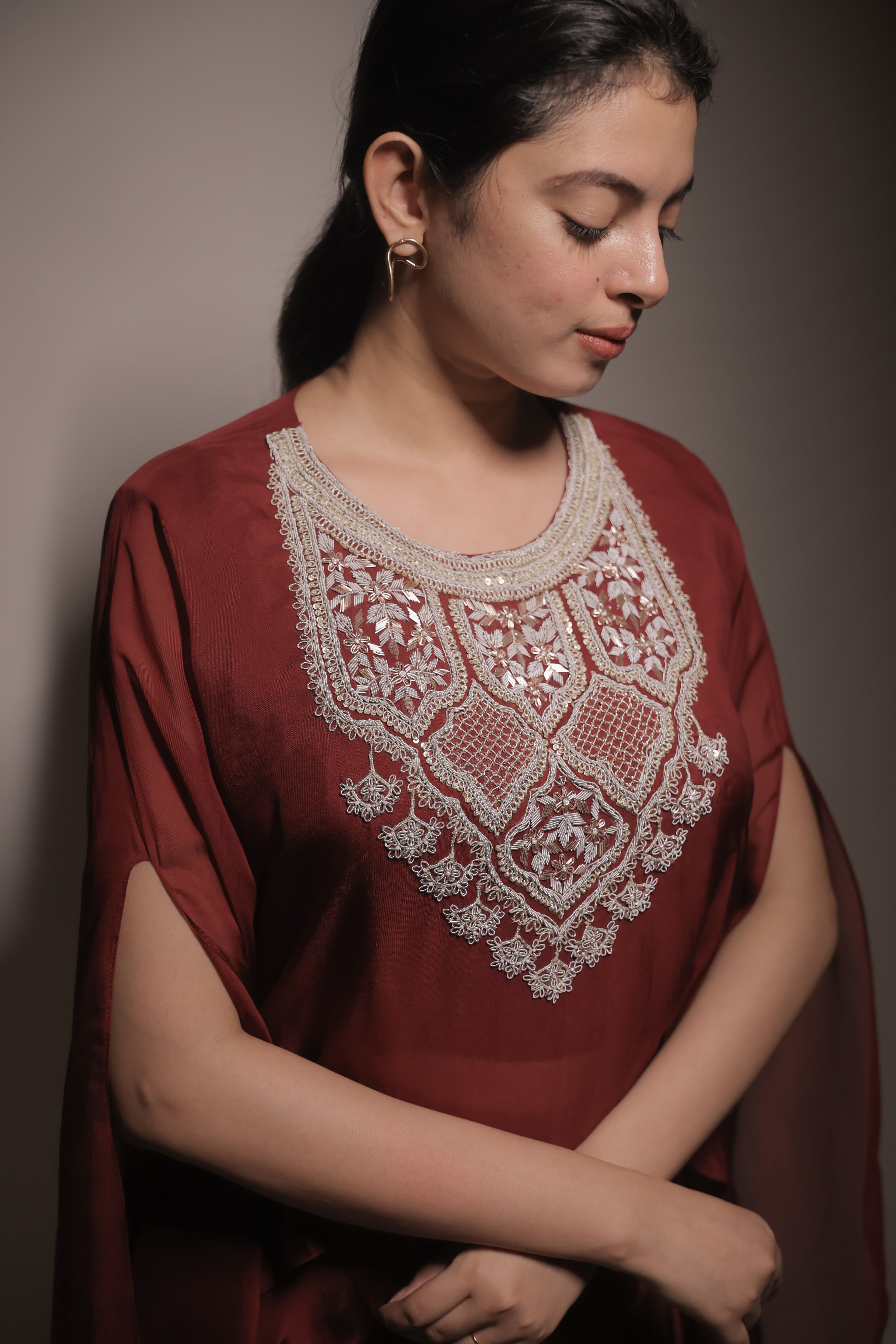 Kora Cape with Pallazo