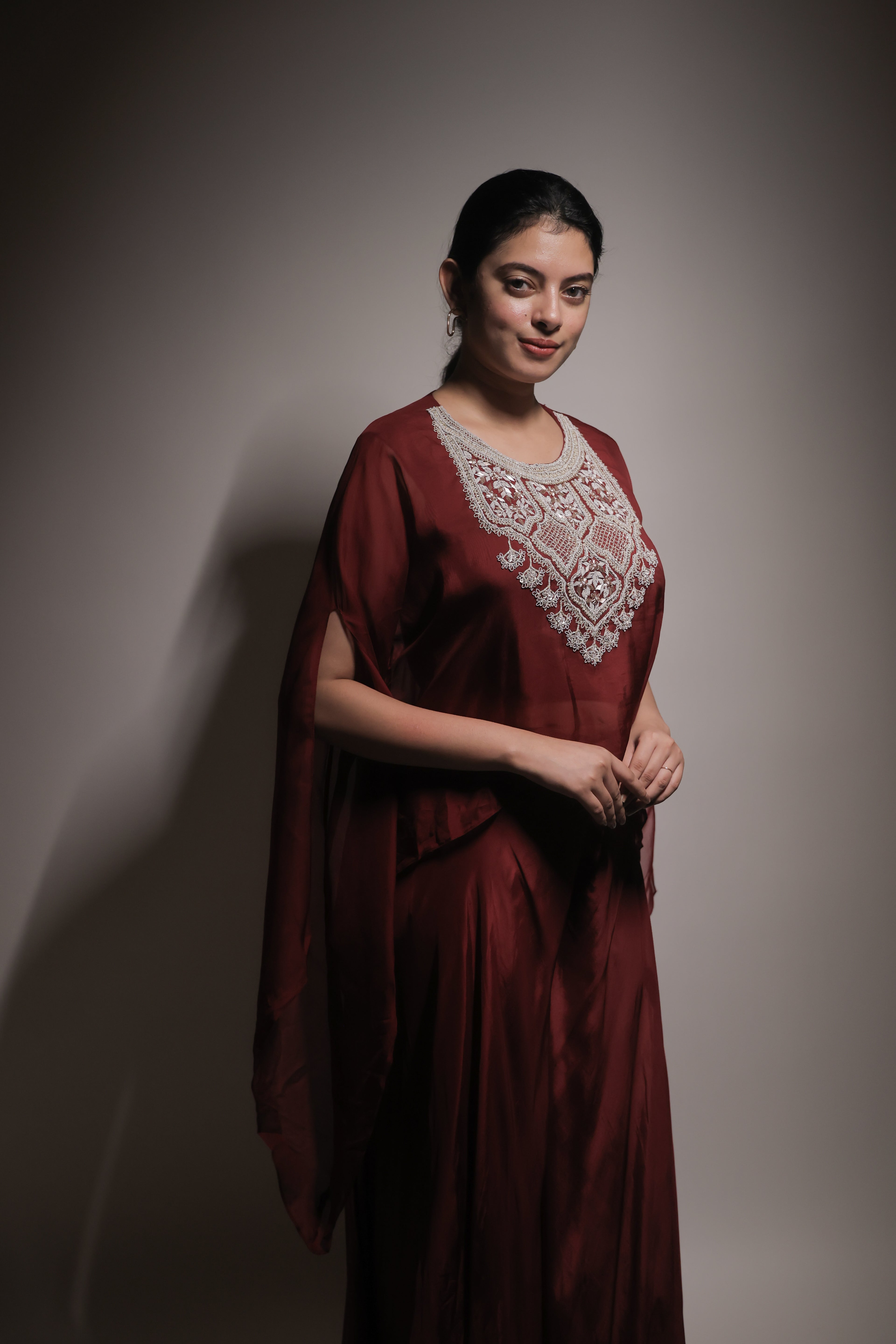 Kora Cape with Pallazo